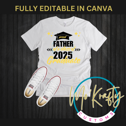 2025 GRAD FAMILY 15 EDITABLE DESIGNS