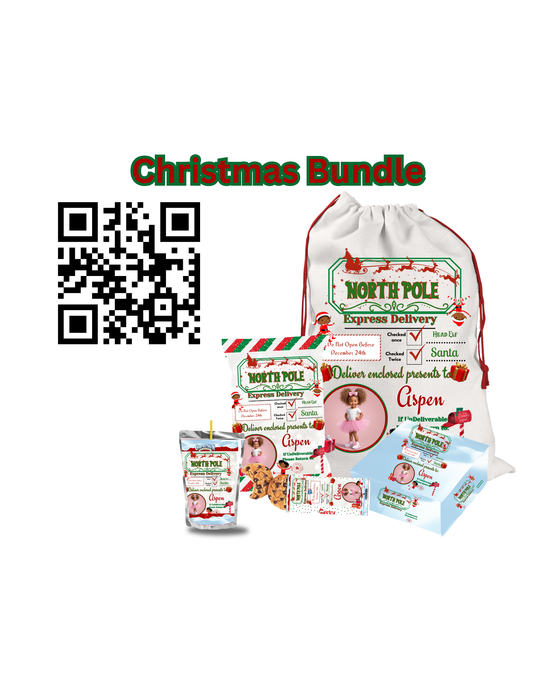 NORTH POLE SANTA BAG PARTY FAVOR BUNDLE