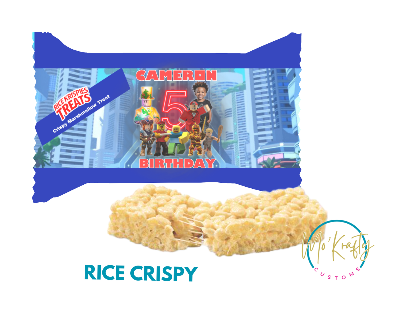 EDITABLE RICE KRISPIES WRAPPER