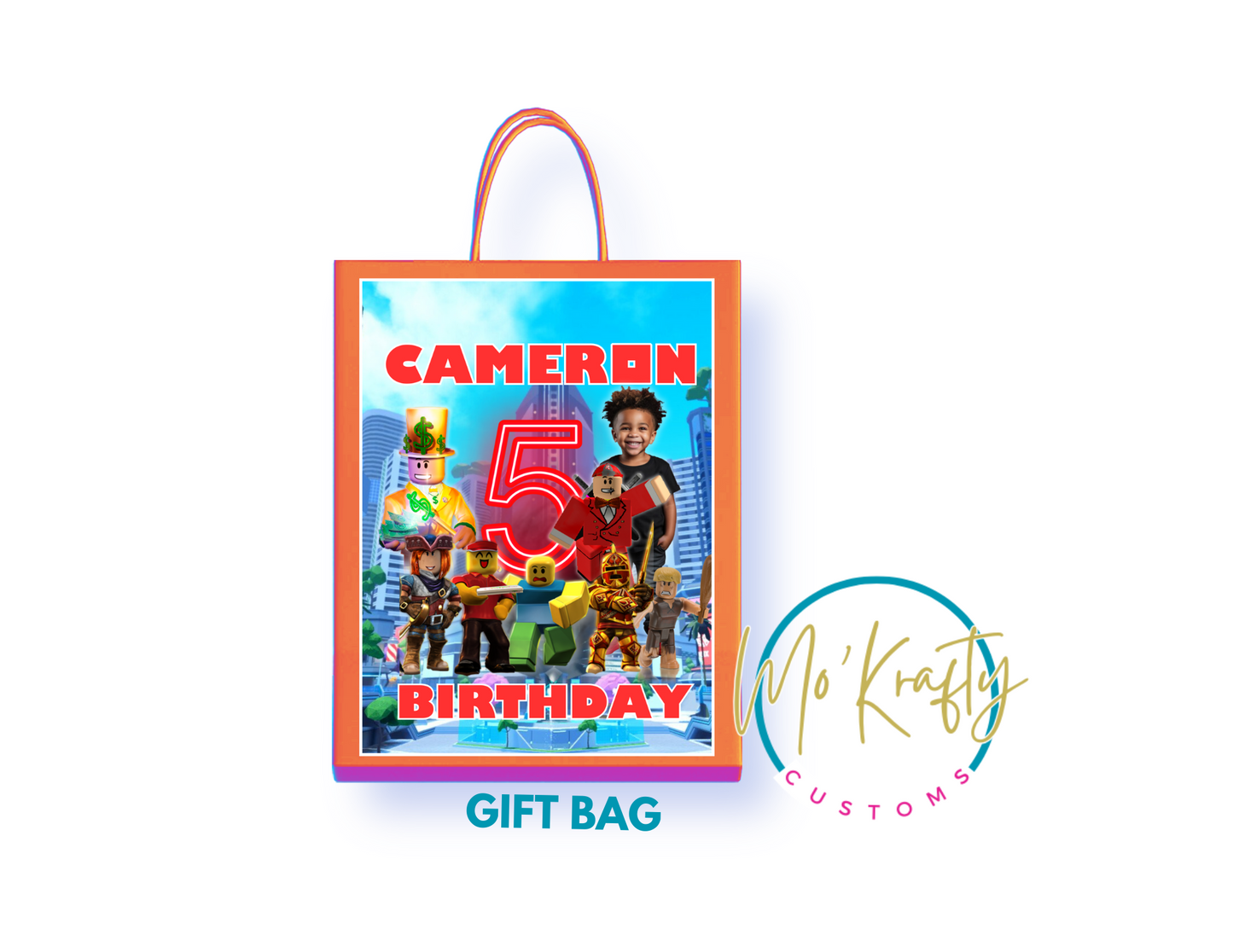 Custom Roblox Party Bag