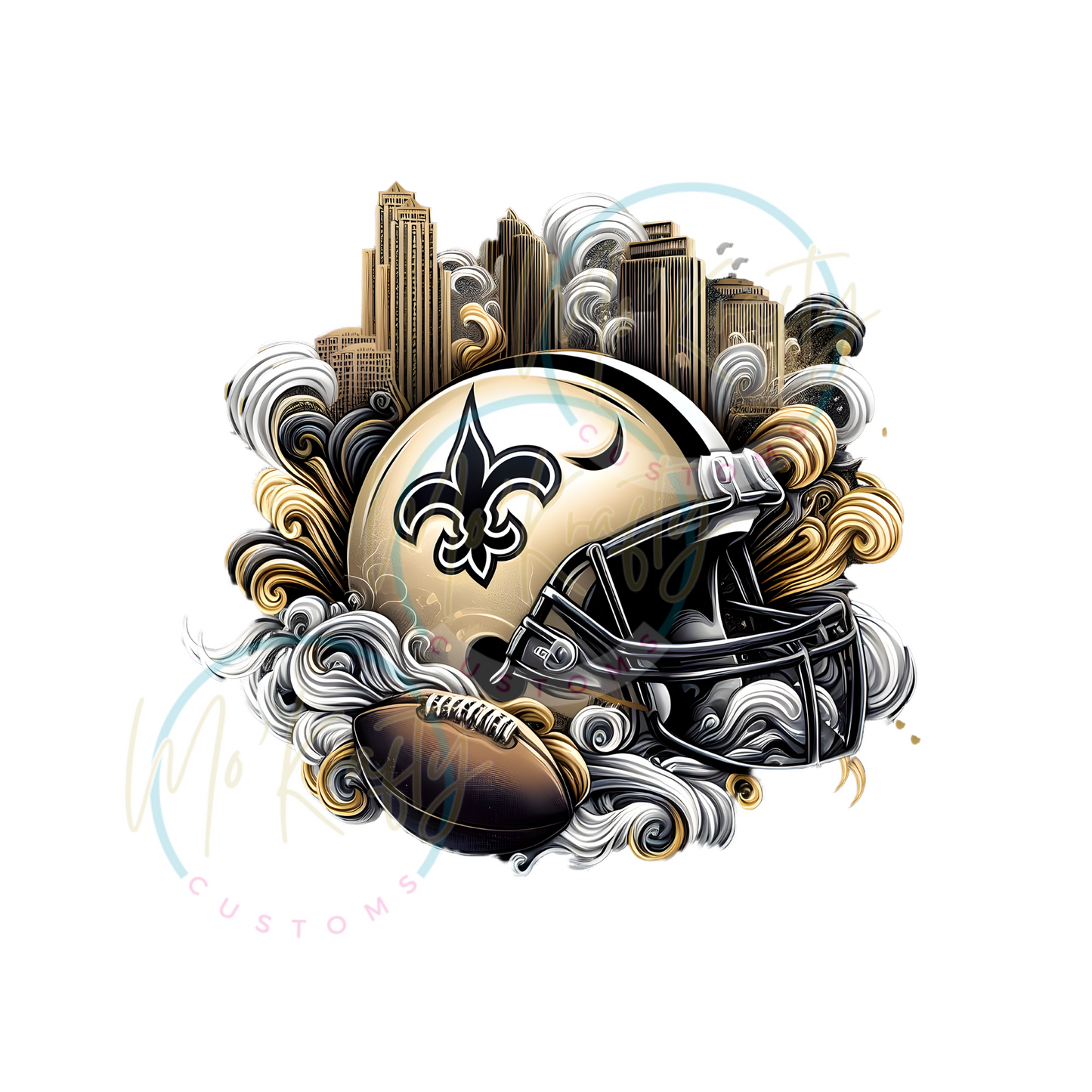 SAINTS CITY HELMET PNG