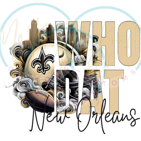 WHO DAT NEW ORLEANS PNG