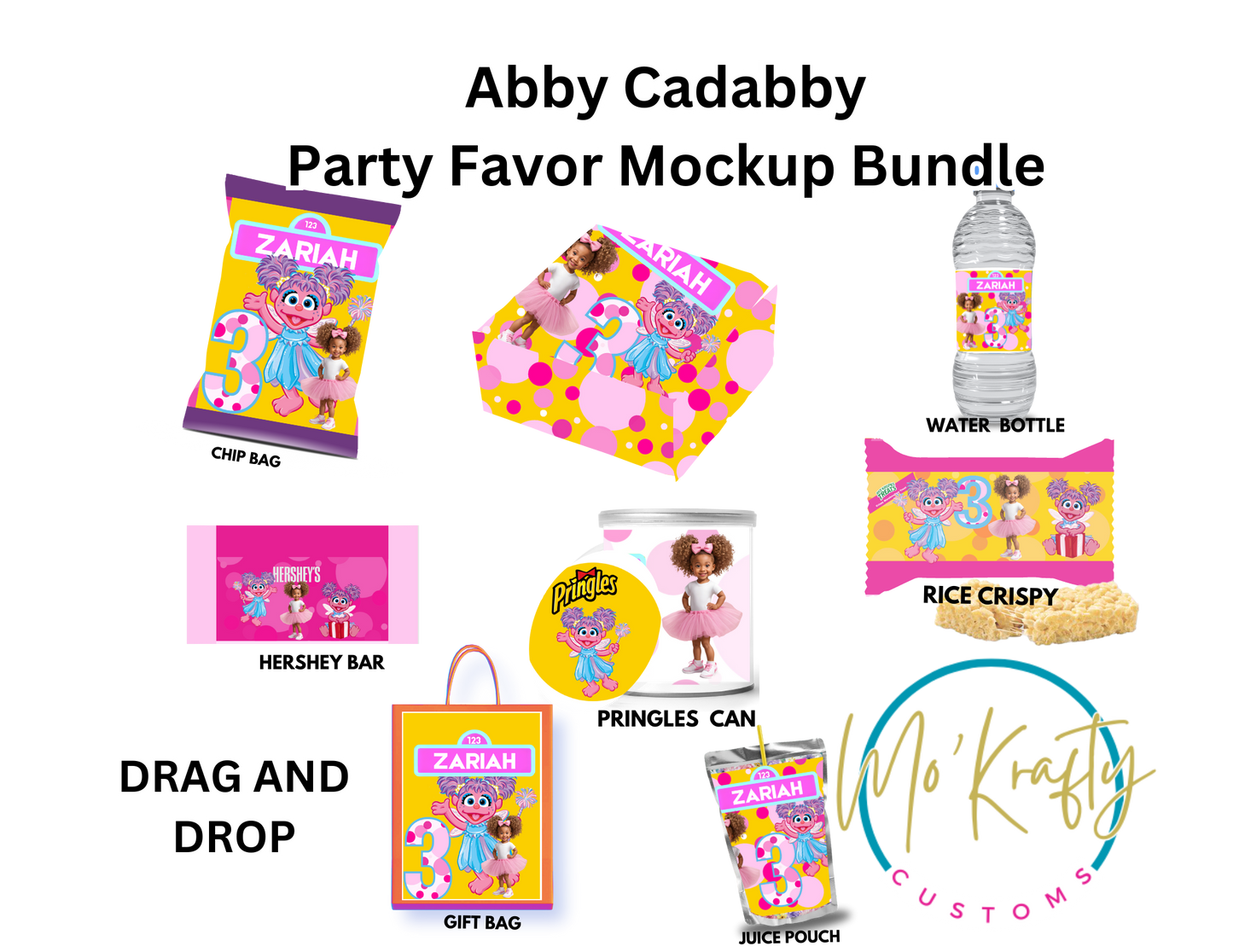 Abby Cadabby Customizable Party Favor Bundle