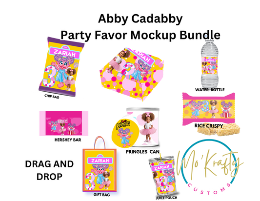 Abby Cadabby Customizable Party Favor Bundle