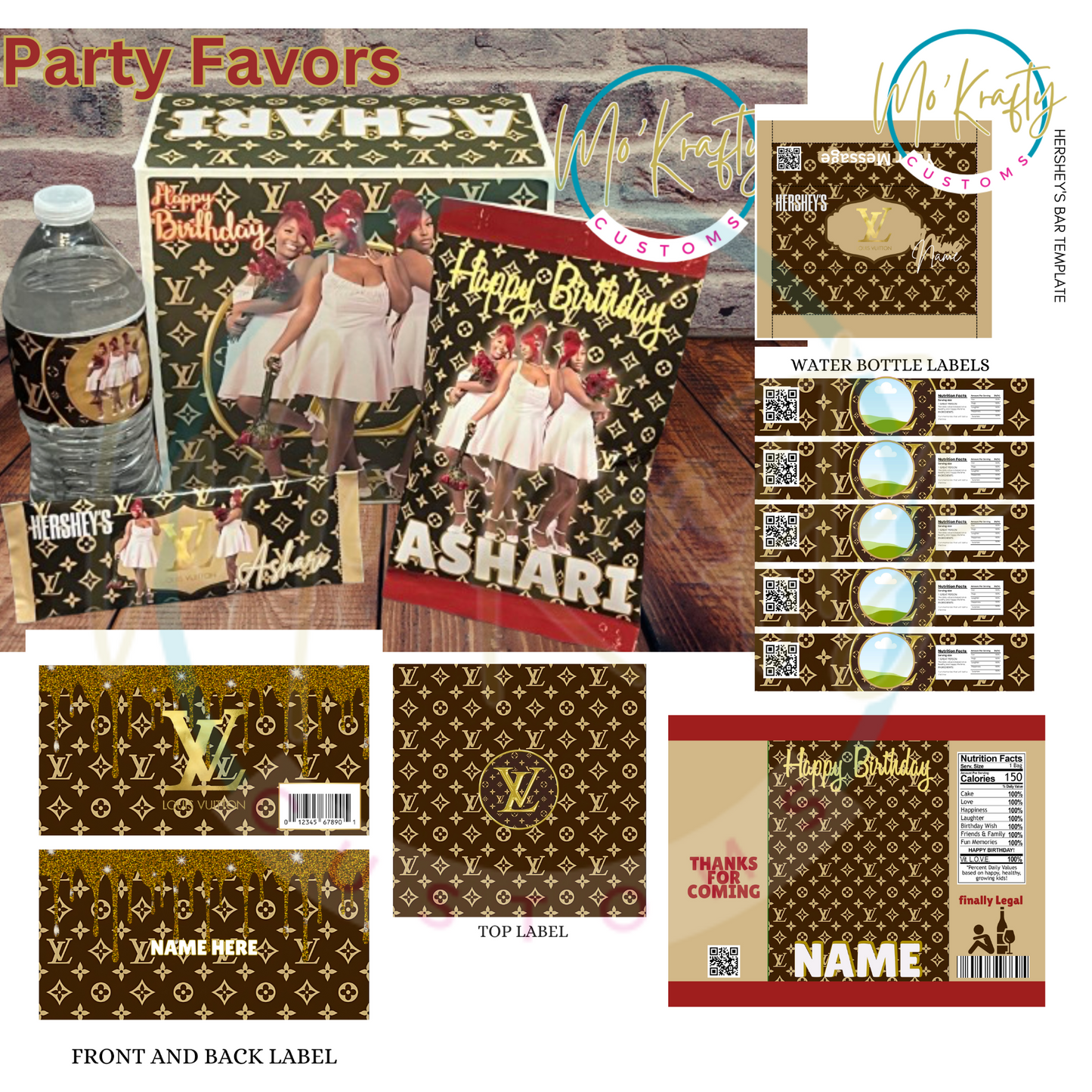 LUXURY INSPIRED PARTY FAVOR BUNDLE