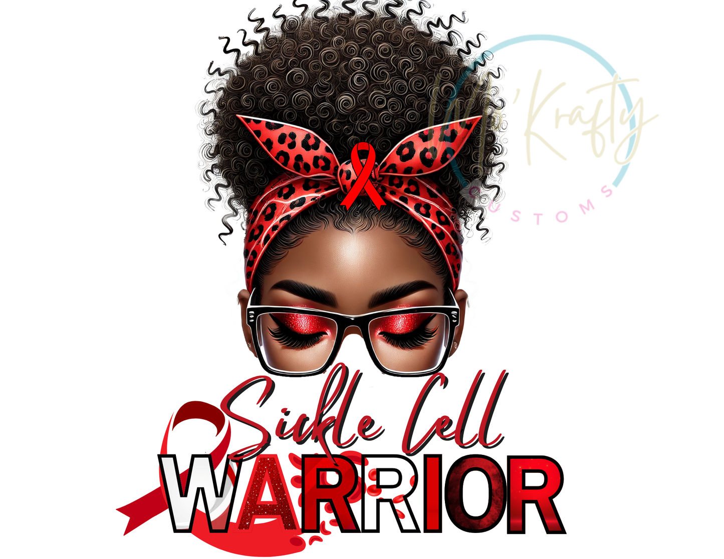 Sickle Cell Warrior Editable Design